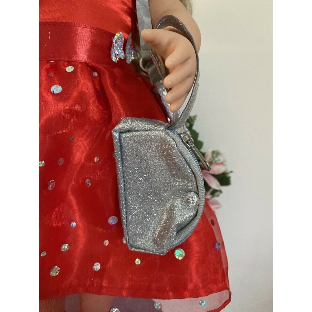 American Girl Battat OG Doll Retired Accessory Silver Clutch‎ for Dolls 16" 18"